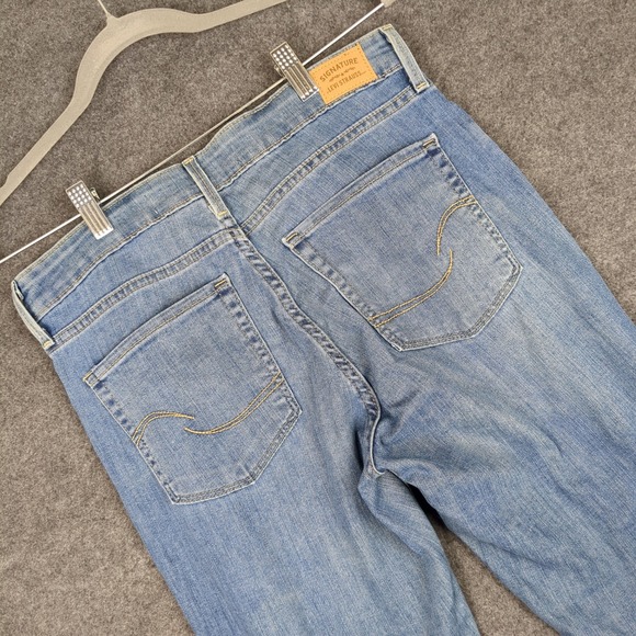Levi Strauss Signature Denim - Levi Strauss Signature Mid Rise Skinny Jeans Light Wash Size 8M W29 L30